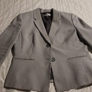 Blue striped blazer